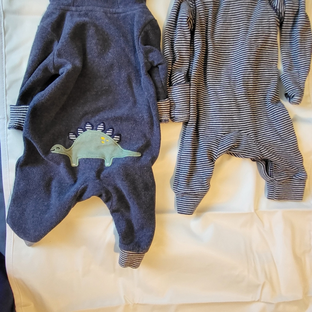Newborn (NB) blue Carter's outfits